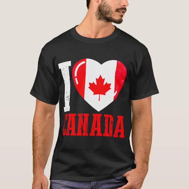 Canada I love Canada T-Shirt (Front)