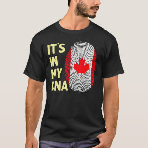Canada In My Dna Canadian Flag Team Canada T-Shirt