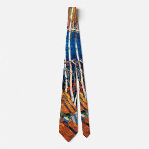 Canada - In the Northland, vintage painting Tie