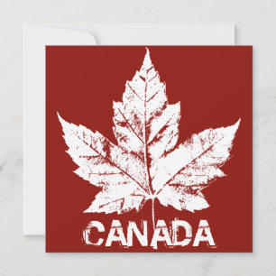 Canada Invitations Personalised Cool Canada RSVP