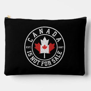 Canada is Not For Sale EST. 1867 Proud Canadian Accessory Pouch