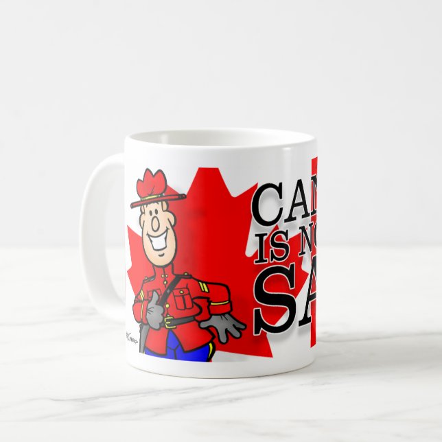 Canada is Not For Sale Mug (Front Left)
