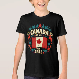 Canada Is Not For Sale Tri-Blend Shirt