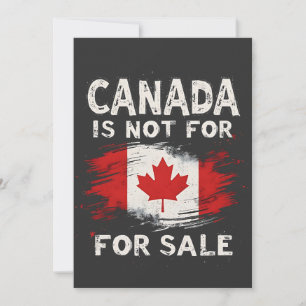 Canada Is not For Sale Trump President Holiday Card
