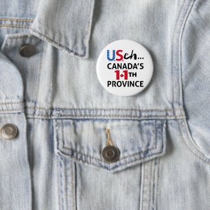 CANADA is not for Sale USA 11th Province Freedom 6 Cm Round Badge