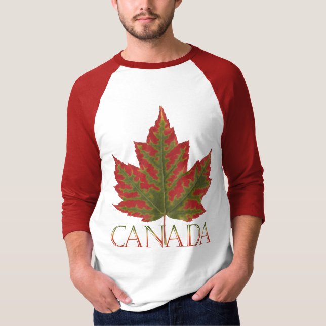Canada Jersey Autumn Canada Maple Leaf Souvenirs T-Shirt (Front)