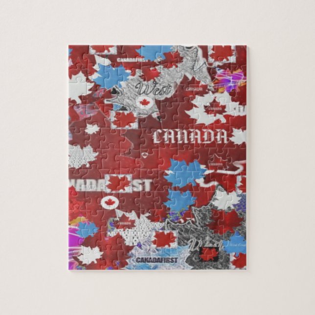 CANADA  JIGSAW PUZZLE (Vertical)