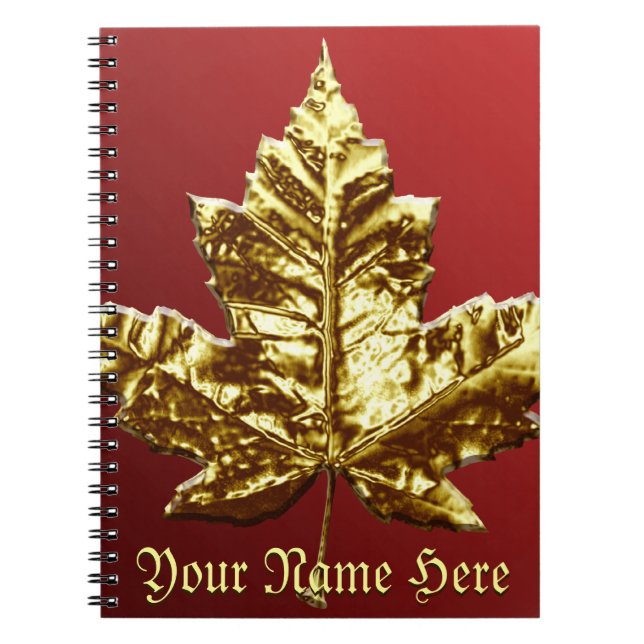 Canada Journal Souvenir Custom Notebooks Canada (Front)