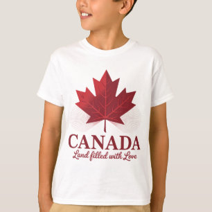 Canada – Land Filled with Love T-Shirt Heartfelt