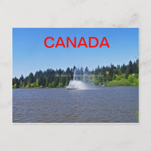 canada landscapes postcard