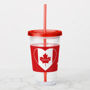 Canada Love custom name tumblers