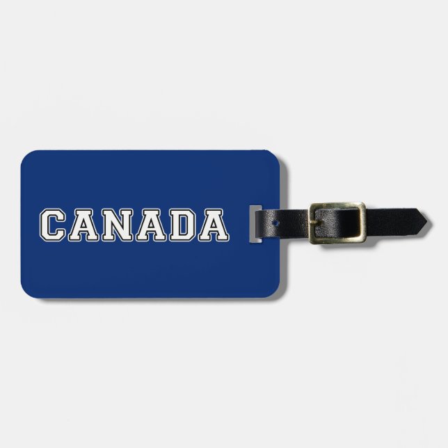 Canada Luggage Tag (Front Horizontal)