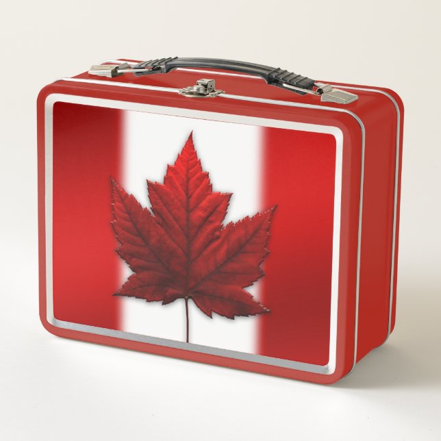 Canada Lunchbox Canada Flag Lunchboxes Customise (Front)