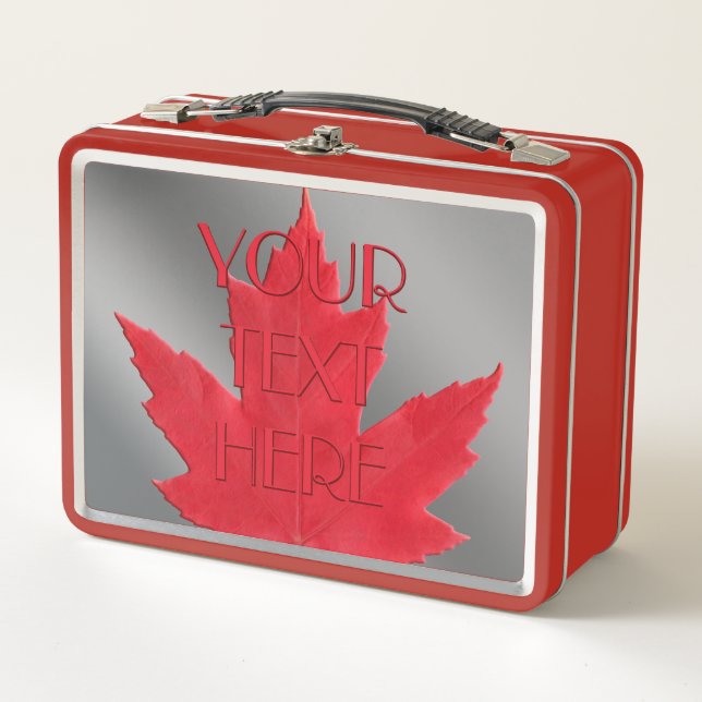 Canada Lunchbox Personalised Canada Lunchboxes (Front)