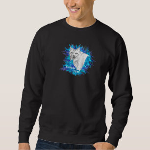 Canada Lynx. Fractal. Sweatshirt