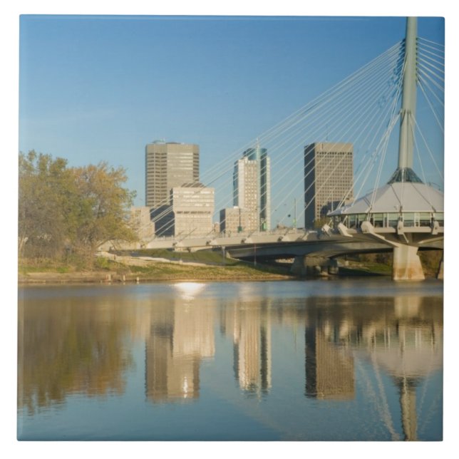 CANADA, Manitoba, Winnipeg: Esplanade Riel 2 Tile (Front)
