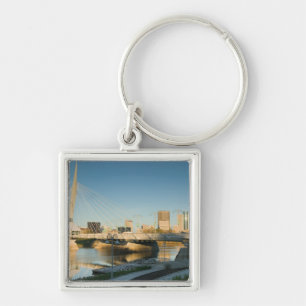 CANADA, Manitoba, Winnipeg: Esplanade Riel Key Ring