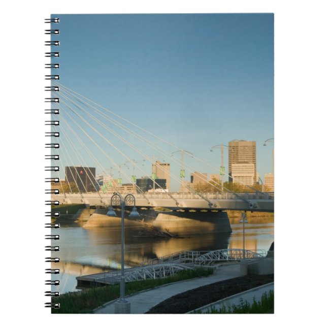 CANADA, Manitoba, Winnipeg: Esplanade Riel Spiral Notebook (Front)