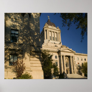 Canada, Manitoba, Winnipeg: Manitoba Legislative Poster