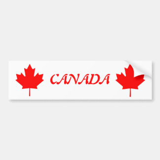 Canada Maple Leaf Bumper Sticker