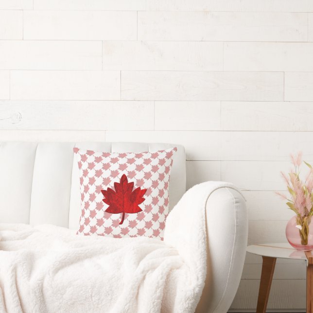 Canada-Maple Leaf by Shirley Taylor Cushion (Couch)
