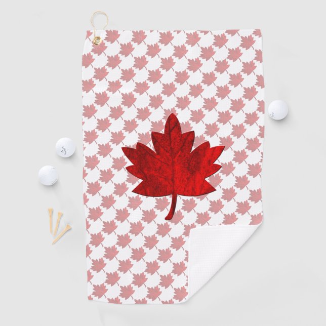 Canada-Maple Leaf by Shirley Taylor Golf Towel (InSitu)