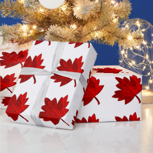 Canada-Maple Leaf by Shirley Taylor Wrapping Paper