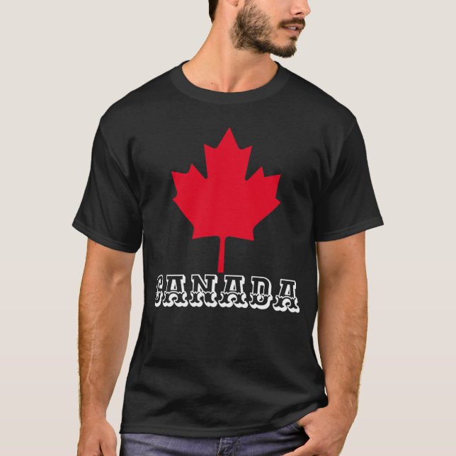 CANADA MAPLE LEAF - CANADA DAY T-Shirt (Front)