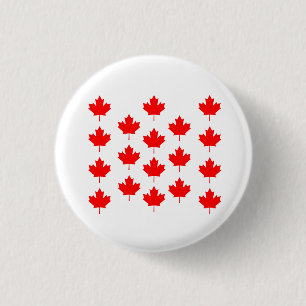 Canada maple leaf ,canada maple leaf,canada,maple 3 cm round badge
