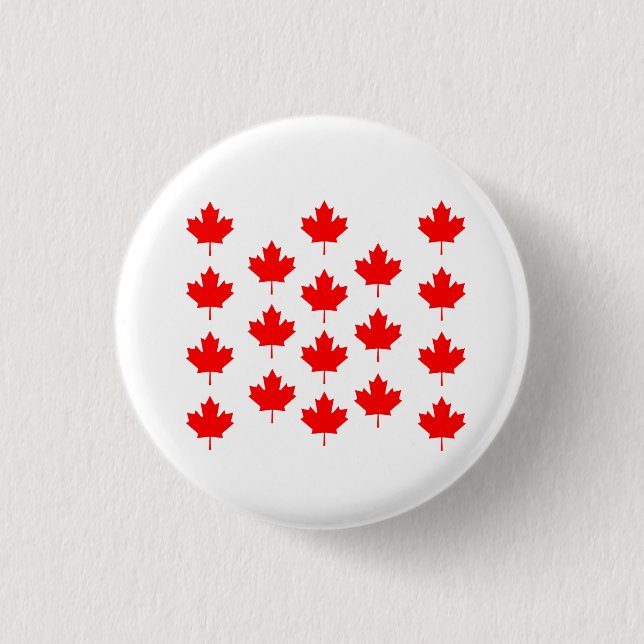 Canada maple leaf ,canada maple leaf,canada,maple  3 cm round badge (Front)