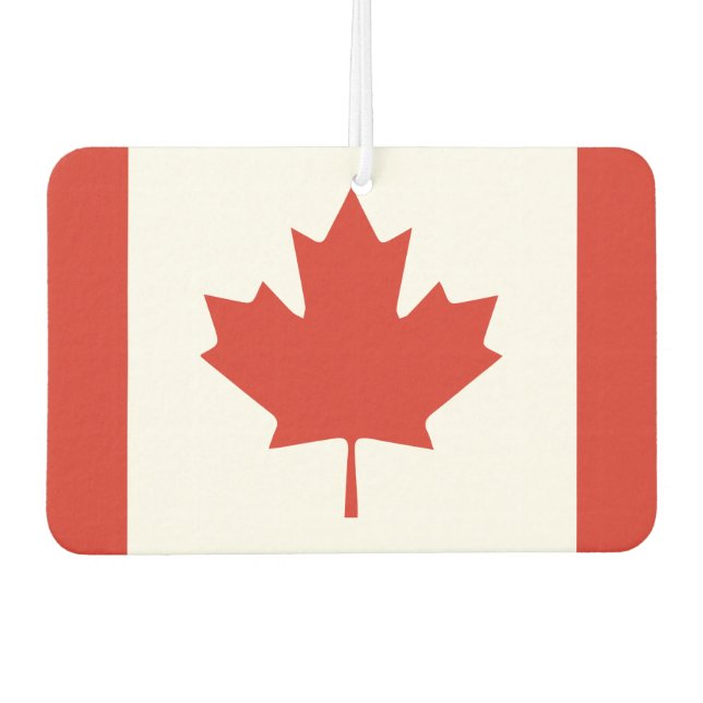 CANADA MAPLE LEAF CAR AIR FRESHENER (Front)
