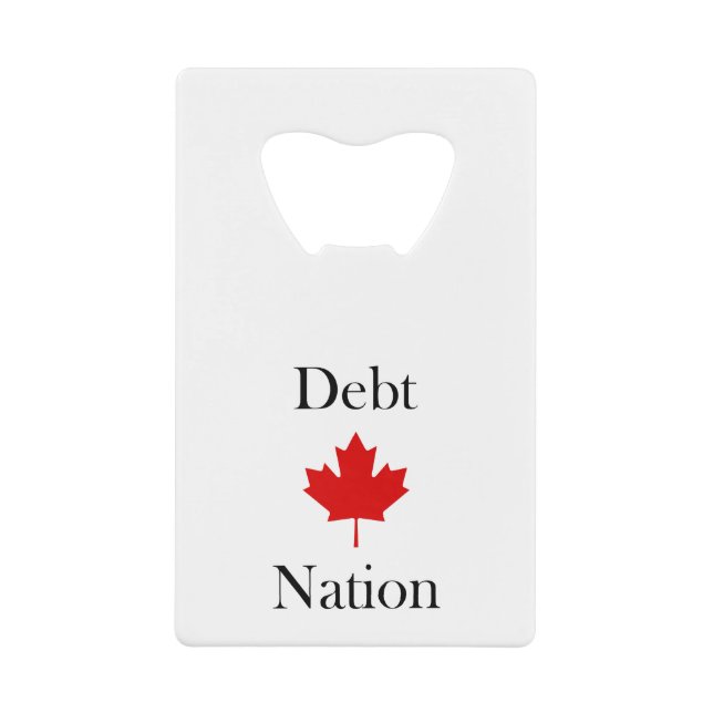 Canada Maple Leaf Debt Nation Light-Colour (Front)