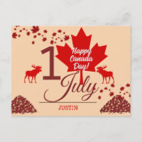 Canada Maple Leaf, Happy canada day, 1st of July