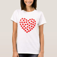 canada maple leaf heart canadian