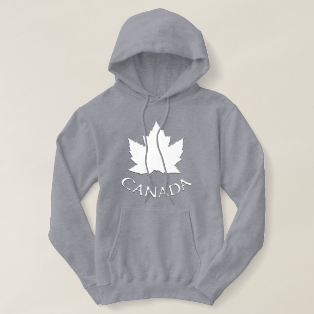 Canada Maple Leaf Hooded Sweatshirt Canada Hoodie (Design Front)