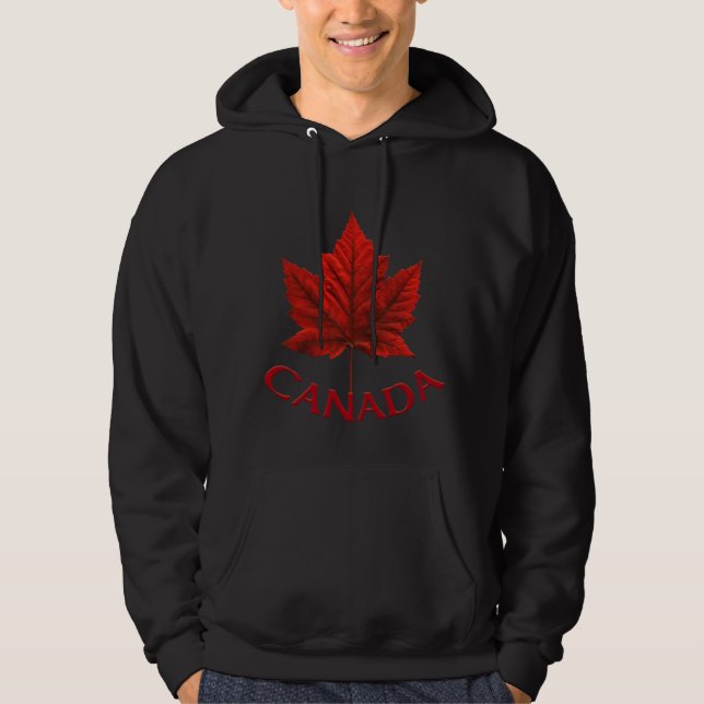 Canada Maple Leaf  Hoodie Canada Hooded Sweatshirt (Front)