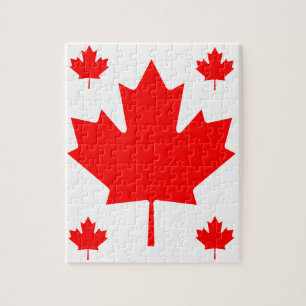 Canada Maple Leaf Jigsaw Puzzle