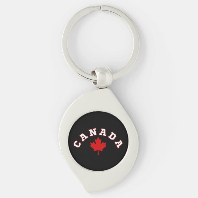 Canada maple leaf  key ring (Front)