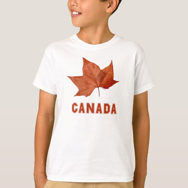 Canada Maple Leaf Kid's Apparel T-Shirt (Front)