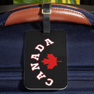Canada maple leaf  luggage tag