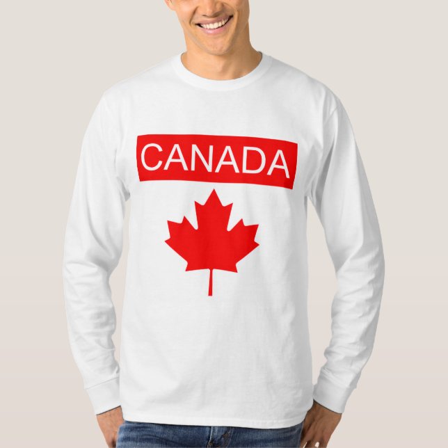 Canada Maple Leaf Men's T-Shirt (Front)