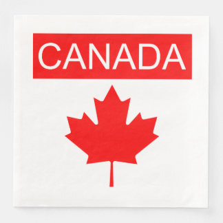Canada Maple Leaf Napkin