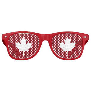 Canada Maple Leaf Party Shades