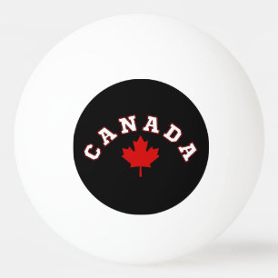Canada maple leaf ping pong ball