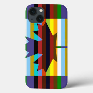 Canada Maple Leaf Pop Art 2 iPhone 13 Case