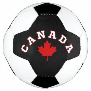 Canada maple leaf  soccer ball