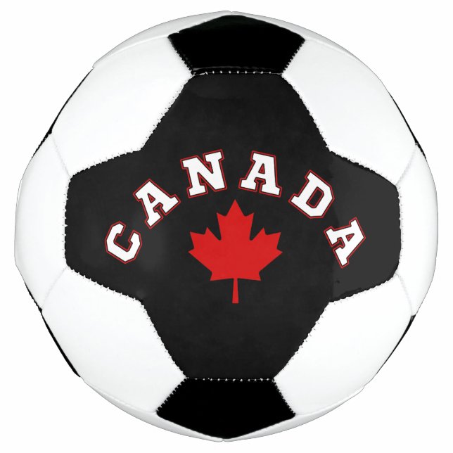 Canada maple leaf  soccer ball (Front)