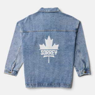 Canada Maple Leaf Sorrey Canadian Flag 1 Denim Jacket