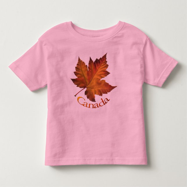 Canada Maple Leaf Toddler T-shirt Canada Souvenir (Front)