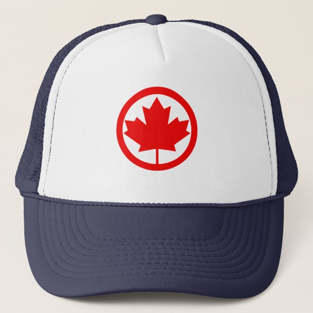 Canada Maple Leaf      Trucker Hat (Front)